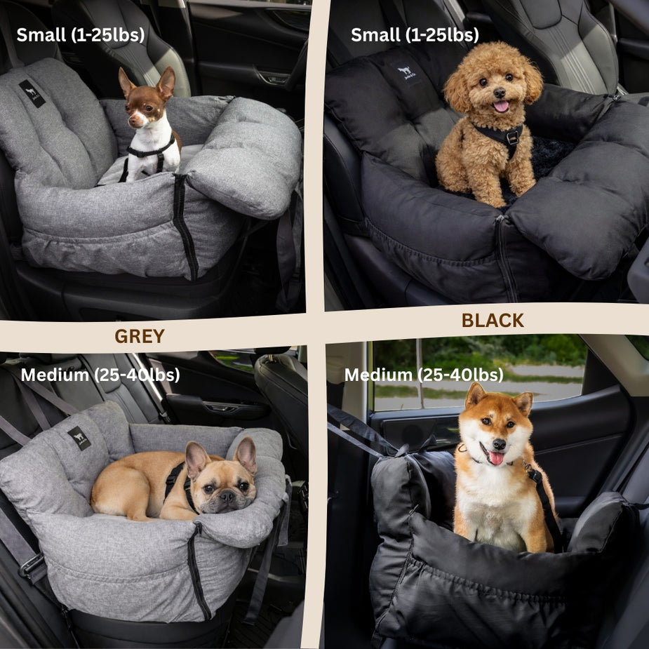 Vip Seating Dogs V2 Premium Dog Car Seat with Removable Covers + Luxury Cushion – Jacko & Co