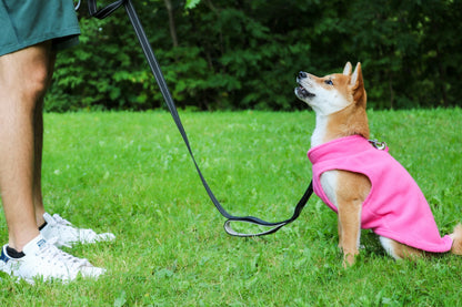 Dog Fleece Sweater with Leash Ring