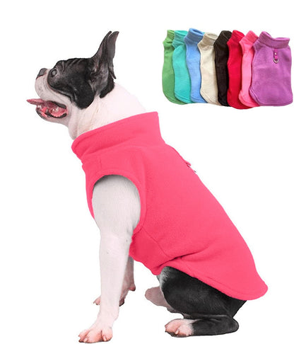 Dog Fleece Sweater with Leash Ring