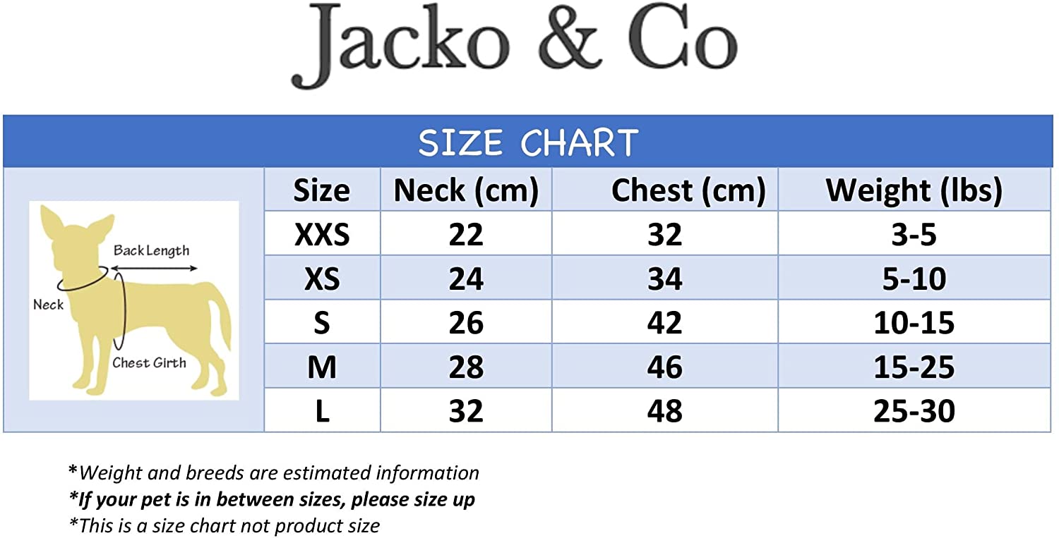 The dog walker company harness size chart hotsell