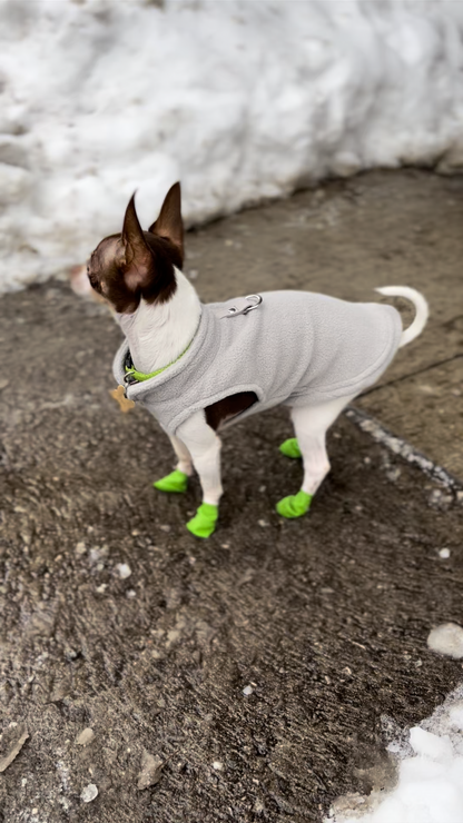 Dog Fleece Sweater with Leash Ring